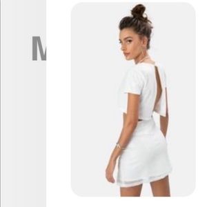 Laney Sequin Skirt & Cut-Out Top